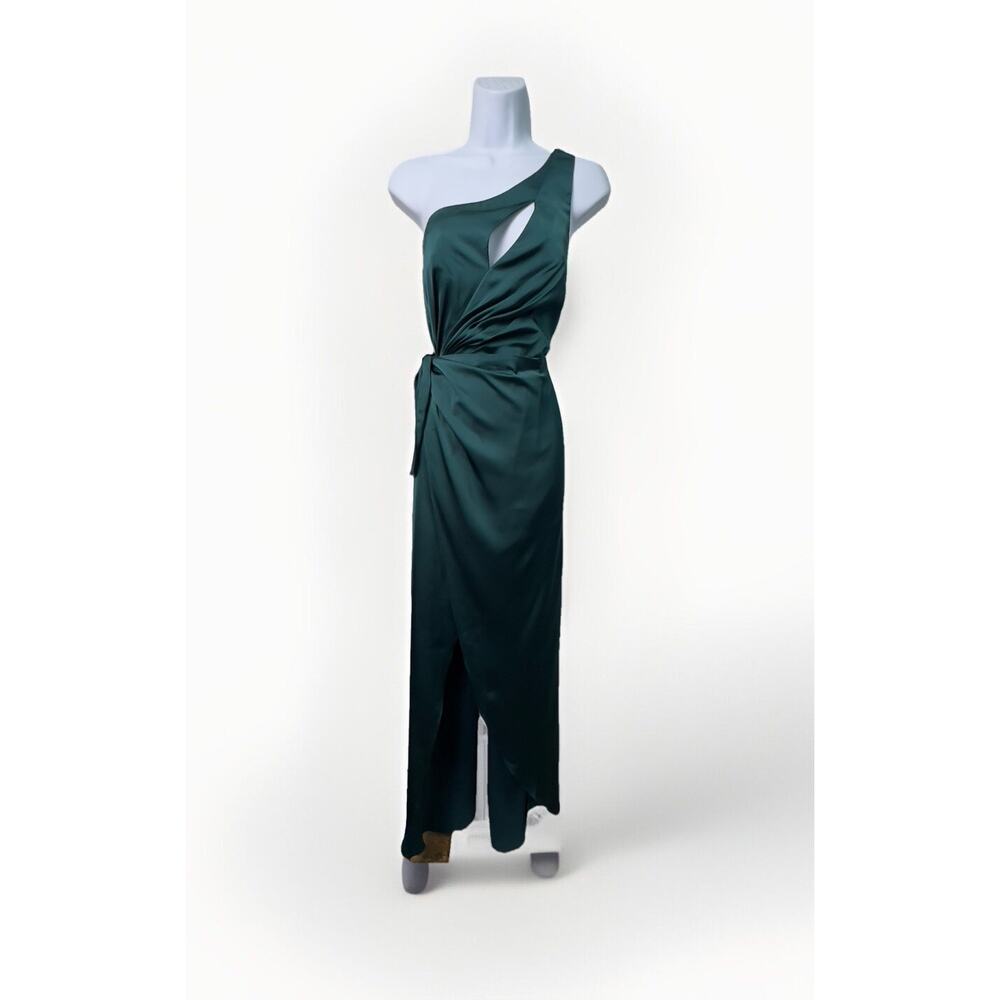 NWT Azazie Kendall + Kylie Women’s Emerald Green Wrap Dress